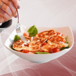 Spinach Haloumi Salad