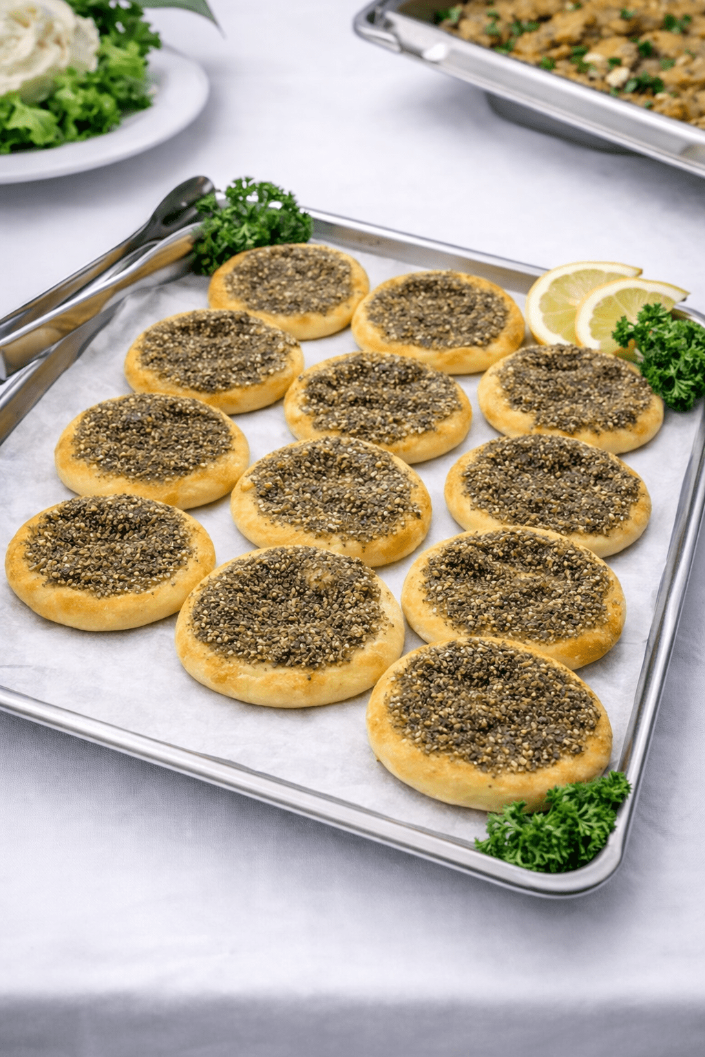 zatarpie.webp ZAATAR PIES (V) (DOZEN) - Image 1